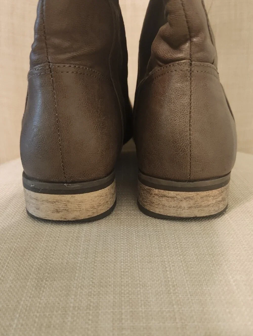 Rampage Taupe Over-the-Knee Slouch Boots